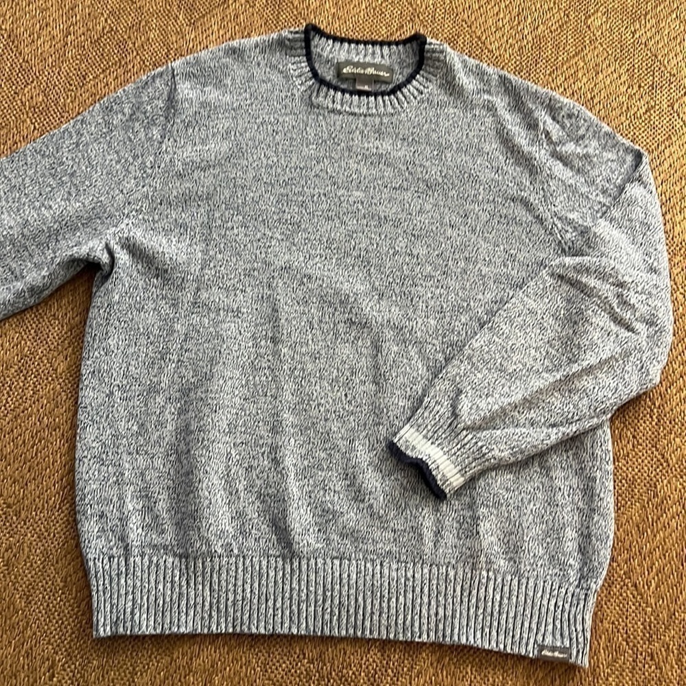 Eddie Bauer Men’s Cotton Knit Pullover Sweater size XL